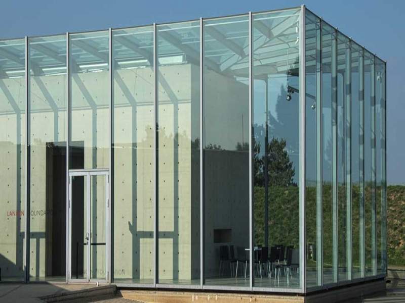 Covered Glass Facade