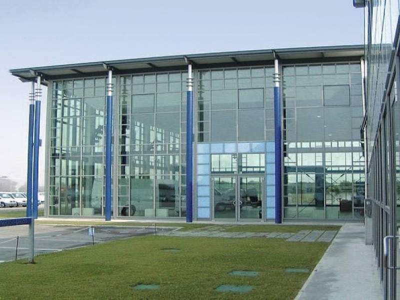 Covered Glass Facade