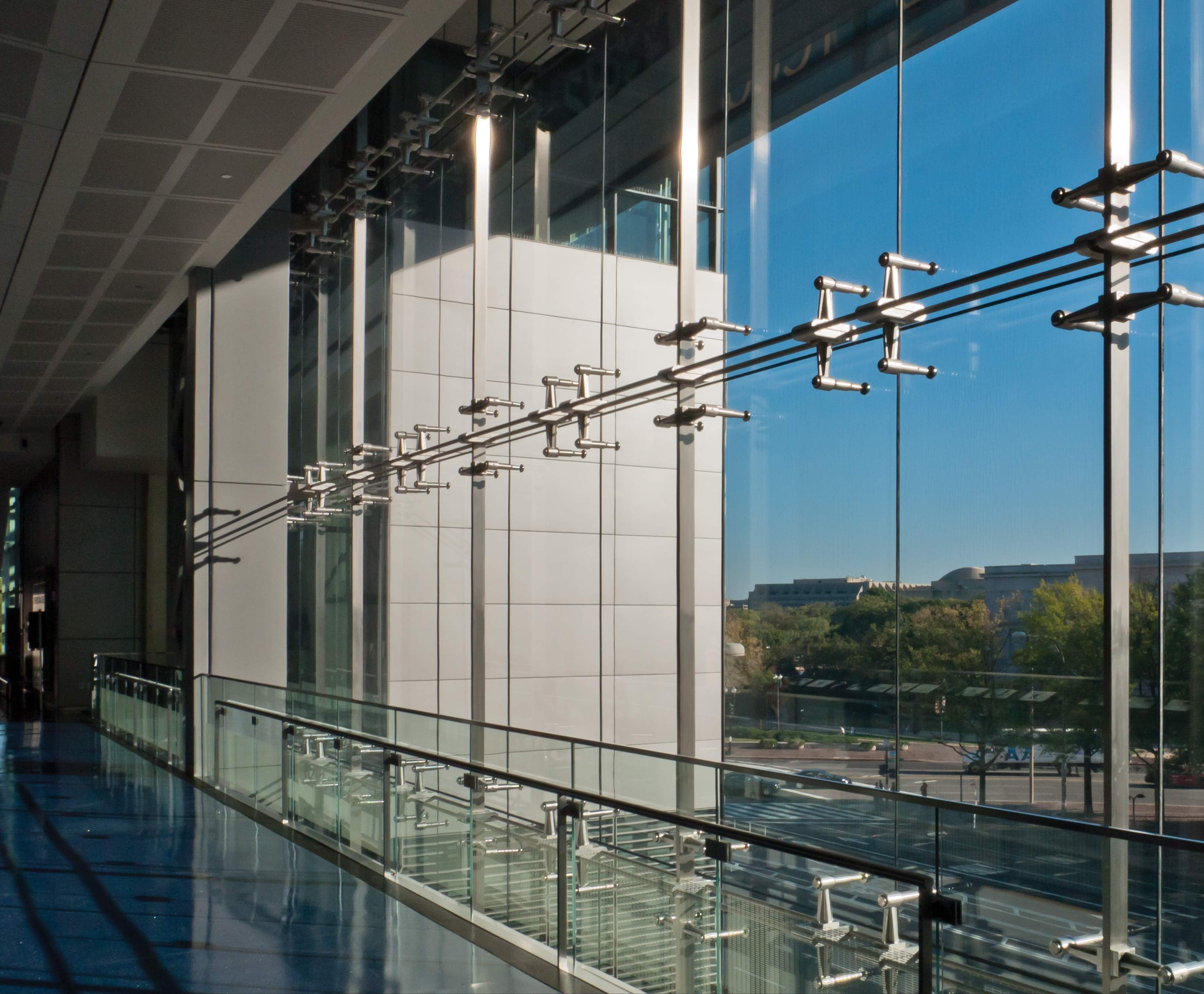 Transparent Glass Facade